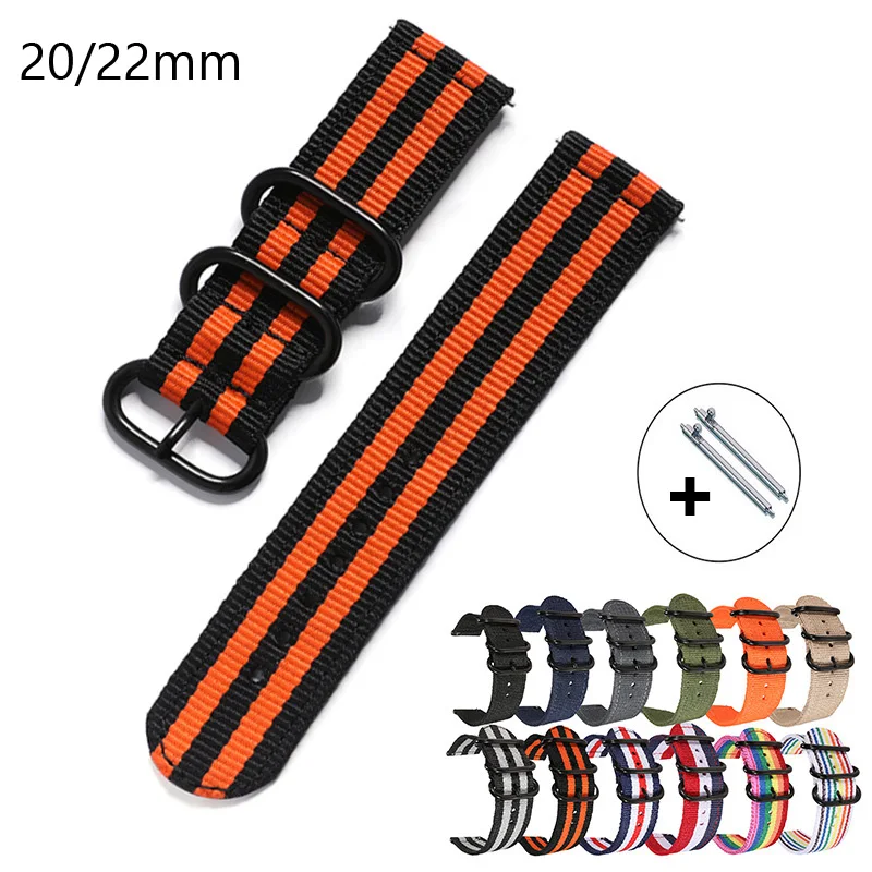 Smartwatch Army Watches For Men - Cinturini universali in nylon da 20