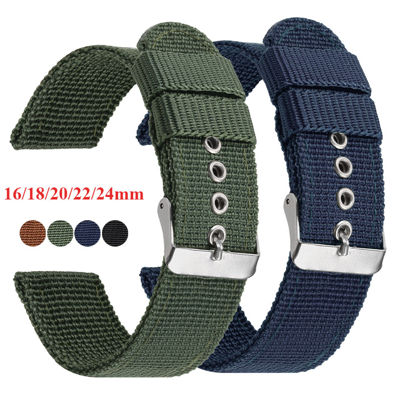 Nato Strap Nylon - Cinturino per orologio in nylon Marrone
