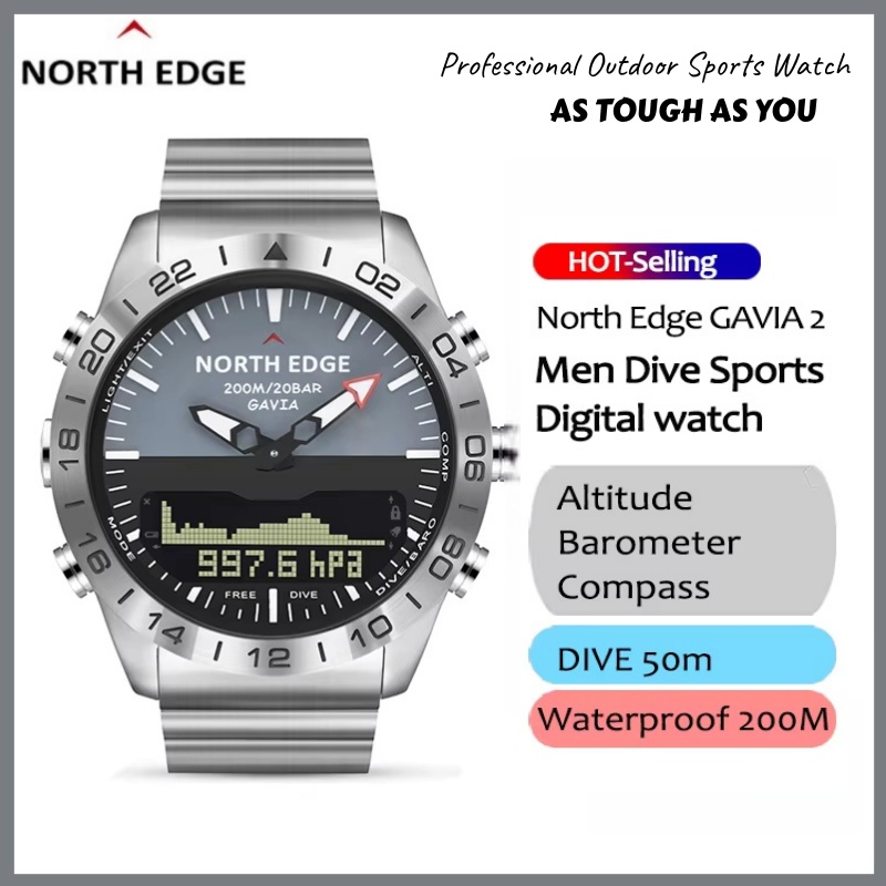 Smartwatch Army Watches For Men - NORTH EDGE Orologio Smart di Lusso