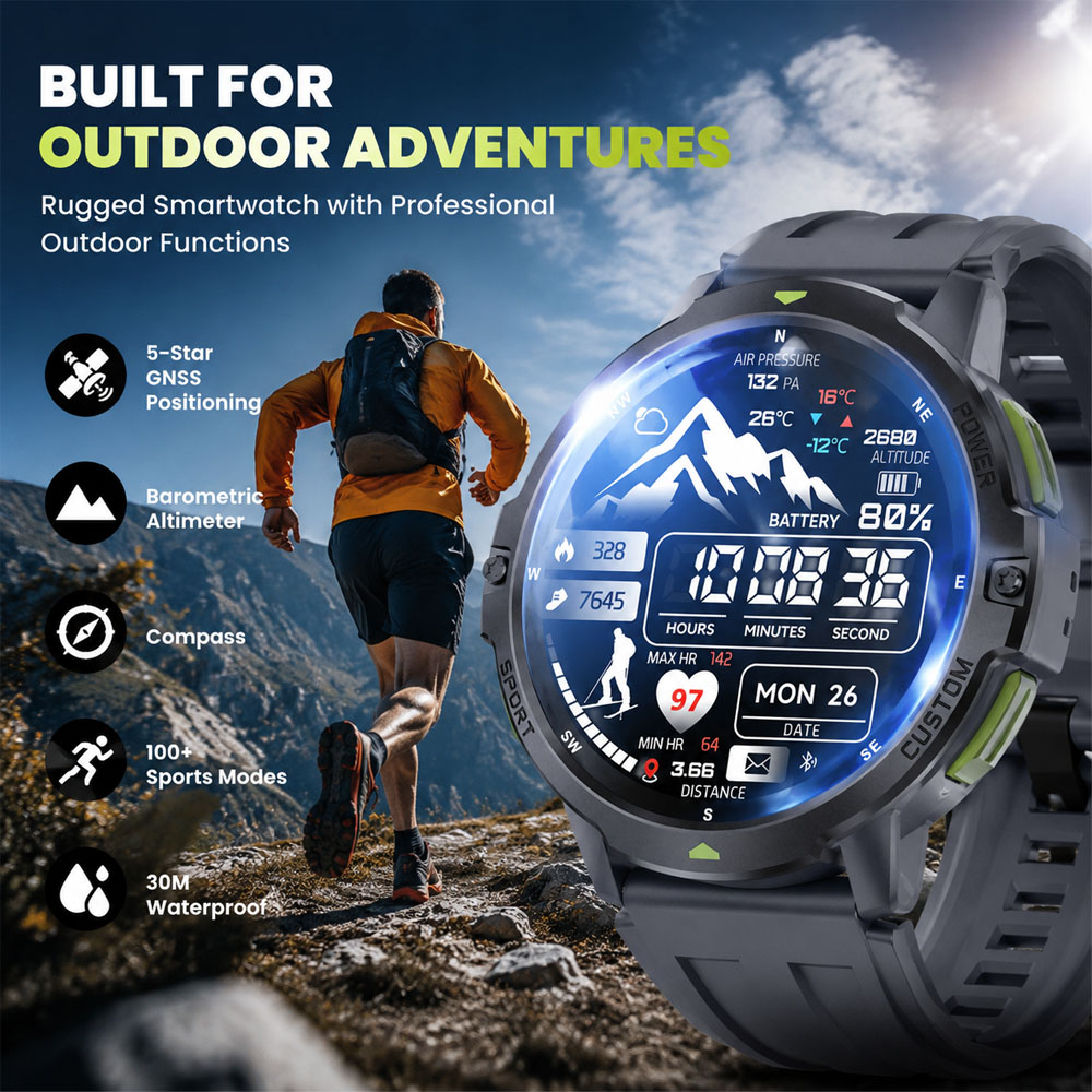 Smartwatch Timex Watches For Women - Nuovo Smartwatch GPS Militare 2026, Impermeabile