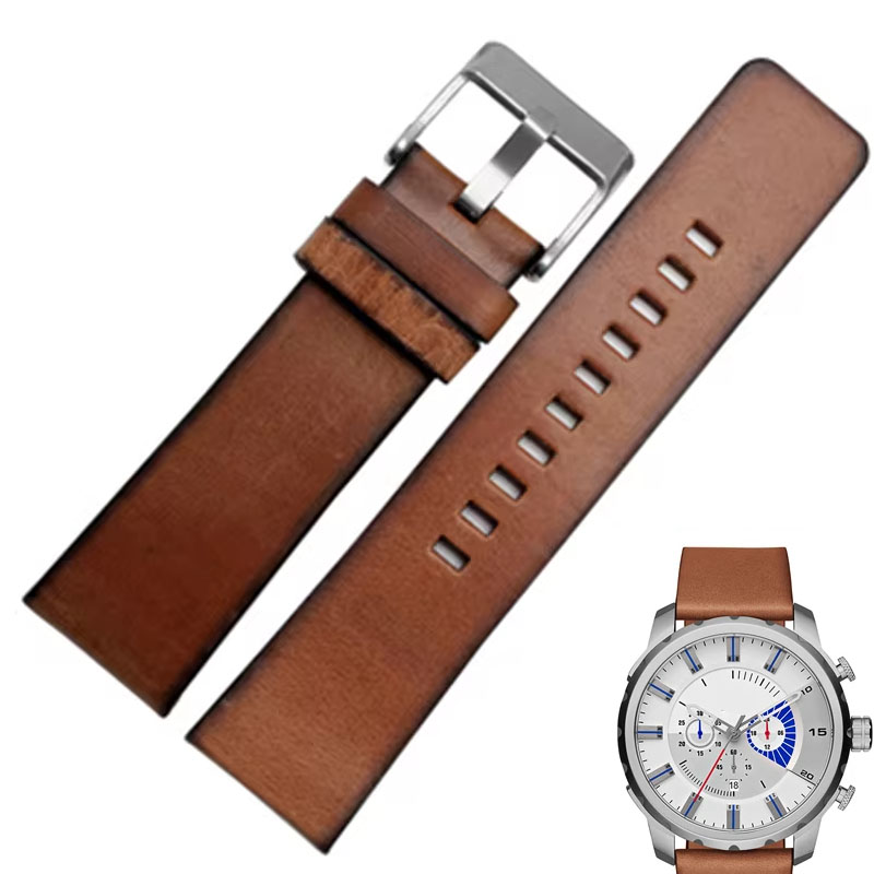 Diesel Watches Smartwatch - Cinturino in pelle retrò per Diesel
