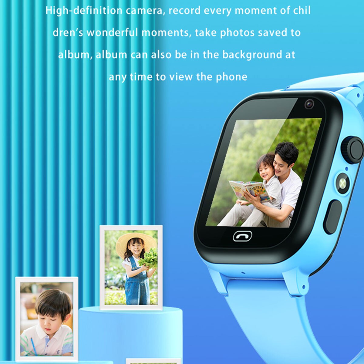 Smartwatch Watches For Kid Boy With Alarm - Orologio intelligente per bambini Chiamata SOS