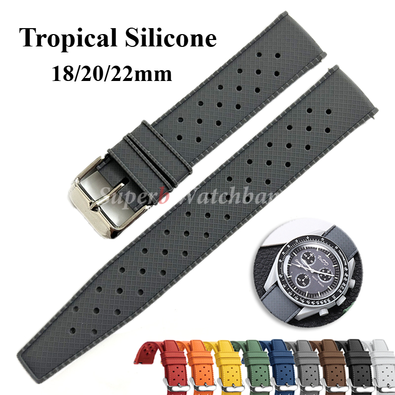 Citizen Watches Smartwatch - Cinturino per orologio in silicone tropicale