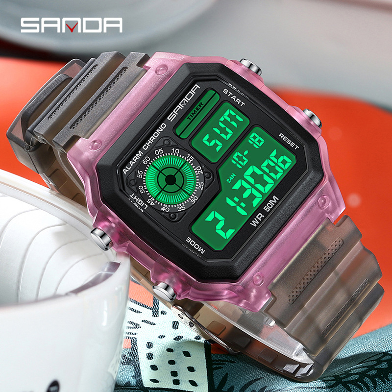 Ladies Fashion Watch - Orologio Elettronico Sportivo da Donna di