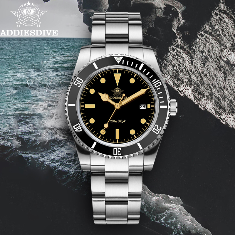 Waterproof Diving Watch - ADDIESDIVE 39mm Orologio caldo da uomo