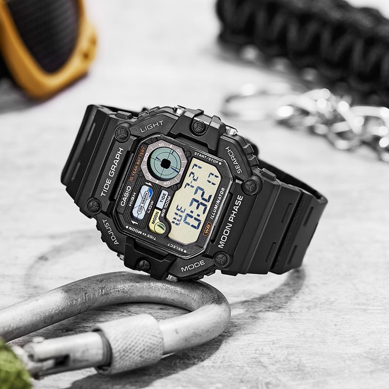 Vintage Digital Watch - Orologio Digitale Casio Serie WS-1700H, Cassa