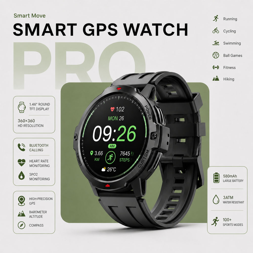 Smartwatch Timex Watches For Women - NUOVO Smartwatch GPS Militare da 1,46