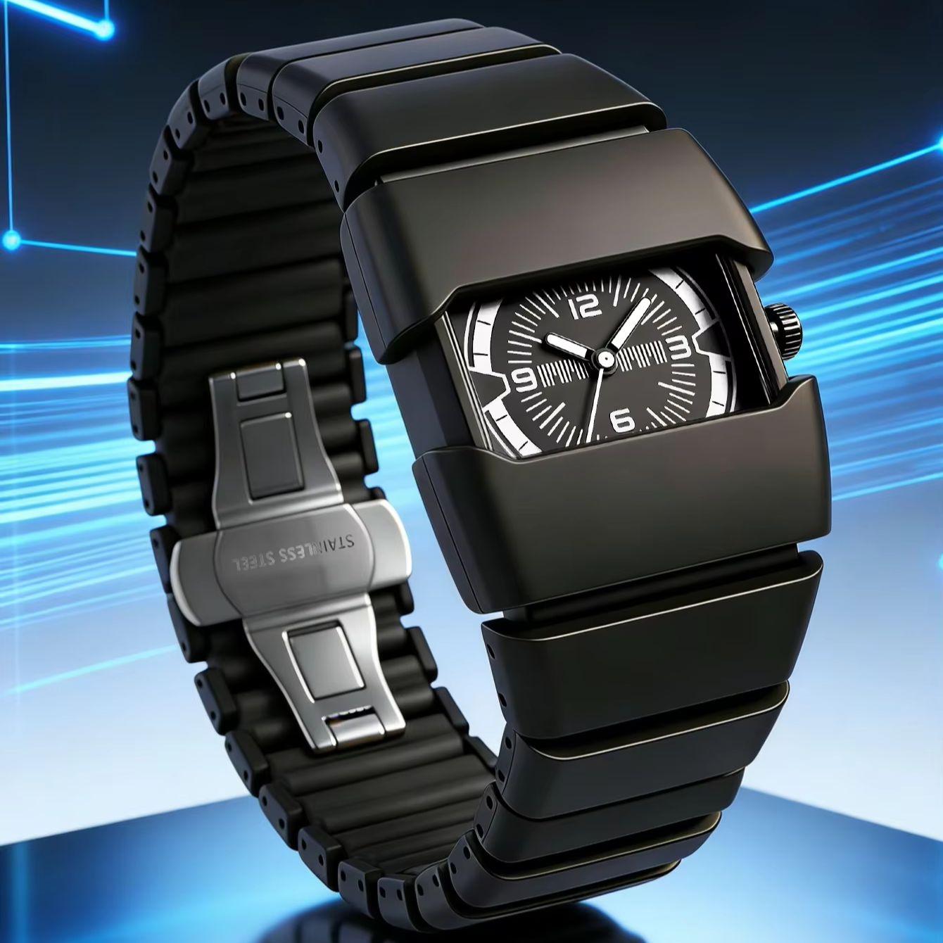 Analog Quartz Watch - Orologio Digitale da Uomo TOMI Fashion,