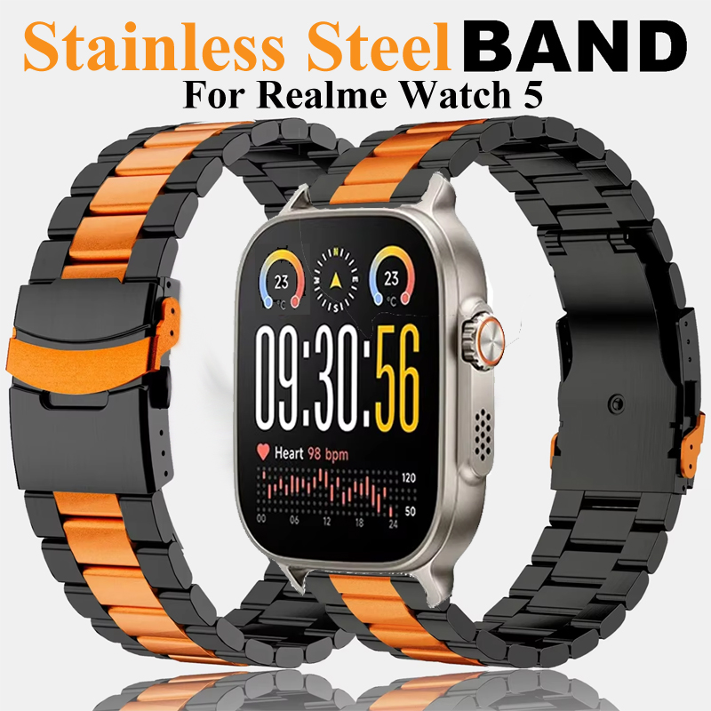 Watch S Realme - Cinturino in acciaio inossidabile da 22