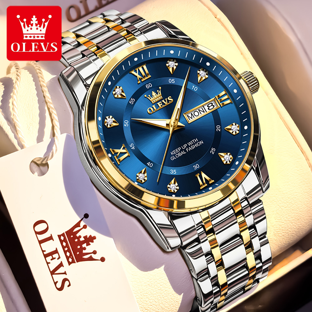 Analog Quartz Watch - OLEVS Brand Fashion orologi da uomo
