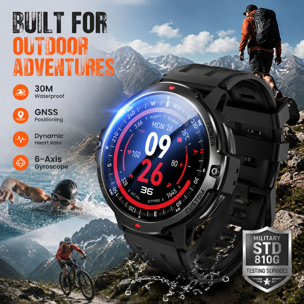 Smartwatch Timex Watches For Women - NUOVO Smartwatch GPS Militare con Giroscopio