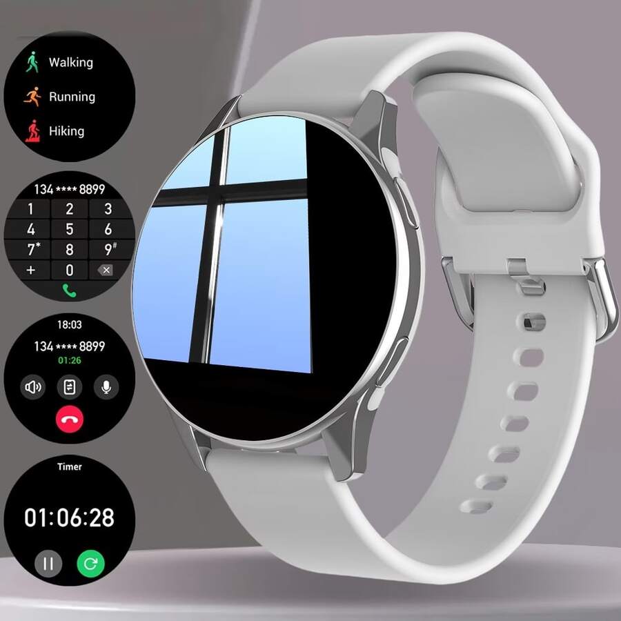 Smartwatch Watches Digital - Smartwatch, Chiamate Wireless, Modalità Multi-Sport, Promemoria