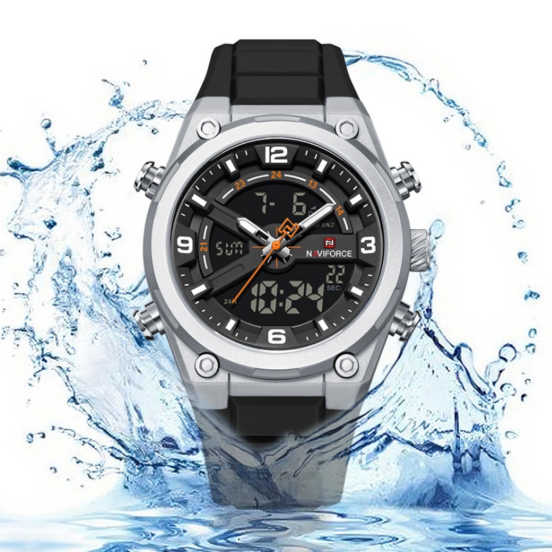 Analog Quartz Watch - Orologio da uomo NAVIFORCE con doppio