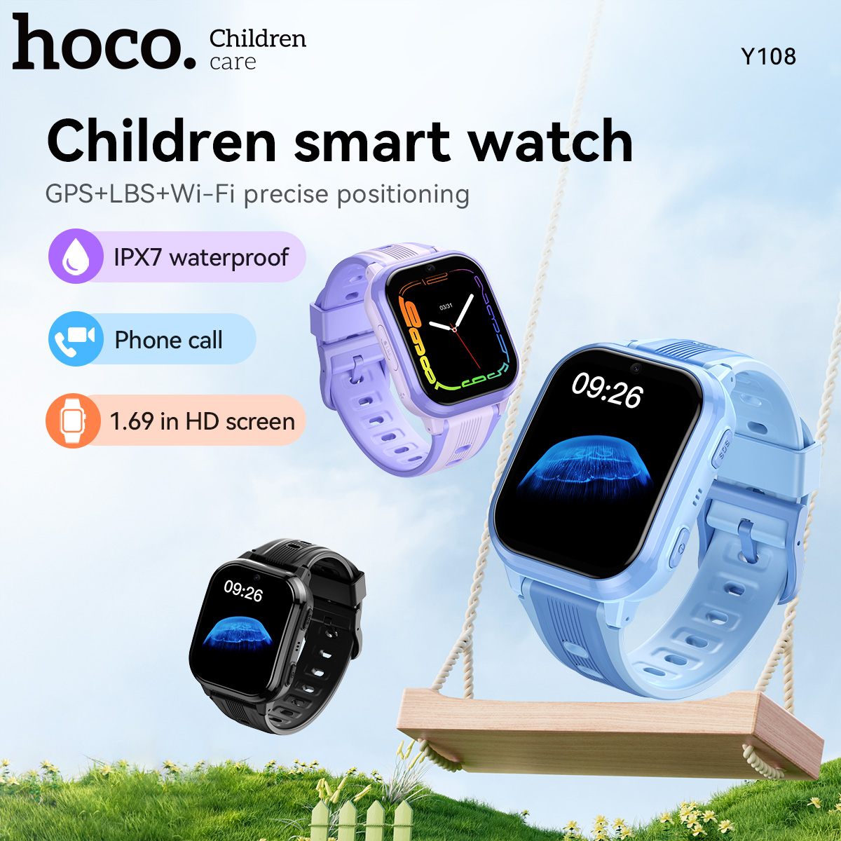 Smartwatch Watches For Kid Boy With Gps - HOCO Y108 Smartwatch per bambini con