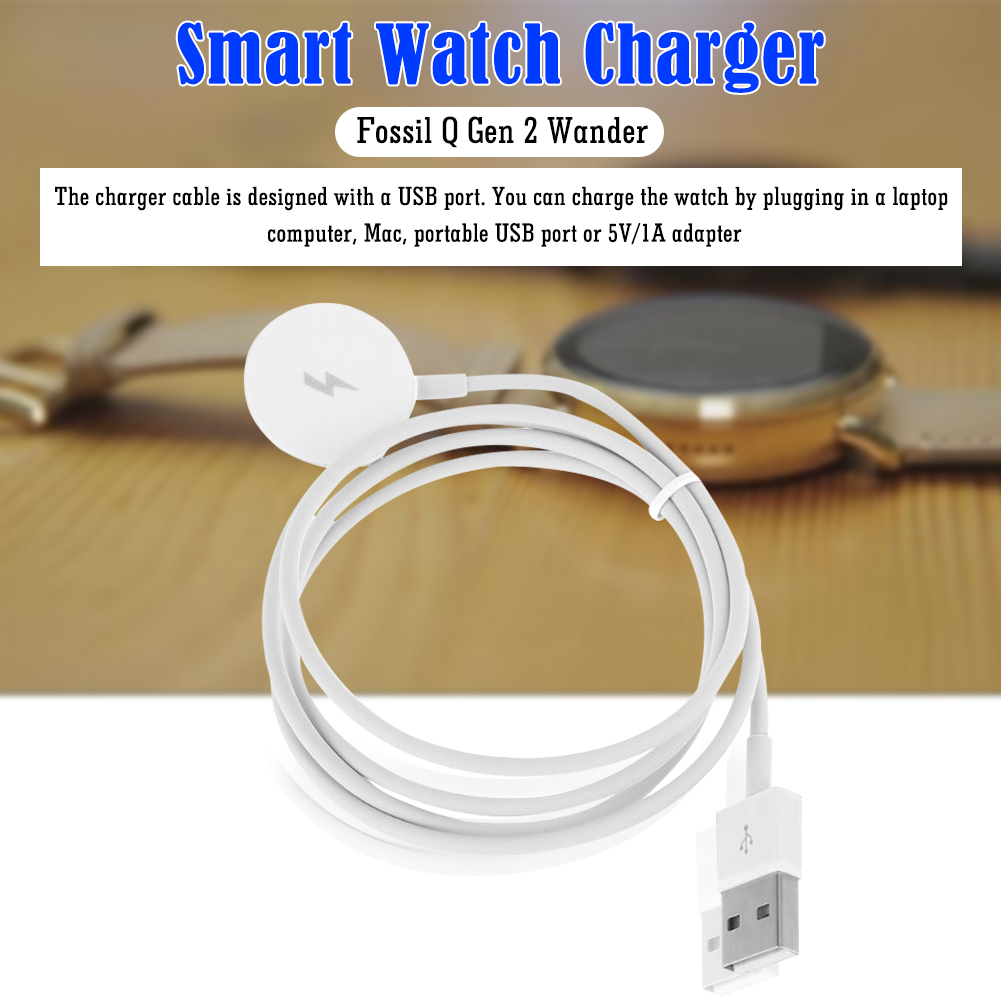 Fossil Watches Smartwatch Charger - Cavo di Ricarica USB per Orologi,