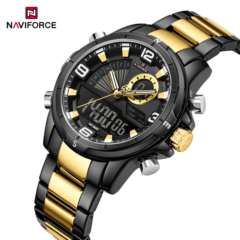 Analog Quartz Watch - NAVIFORCE Orologio da uomo con doppio