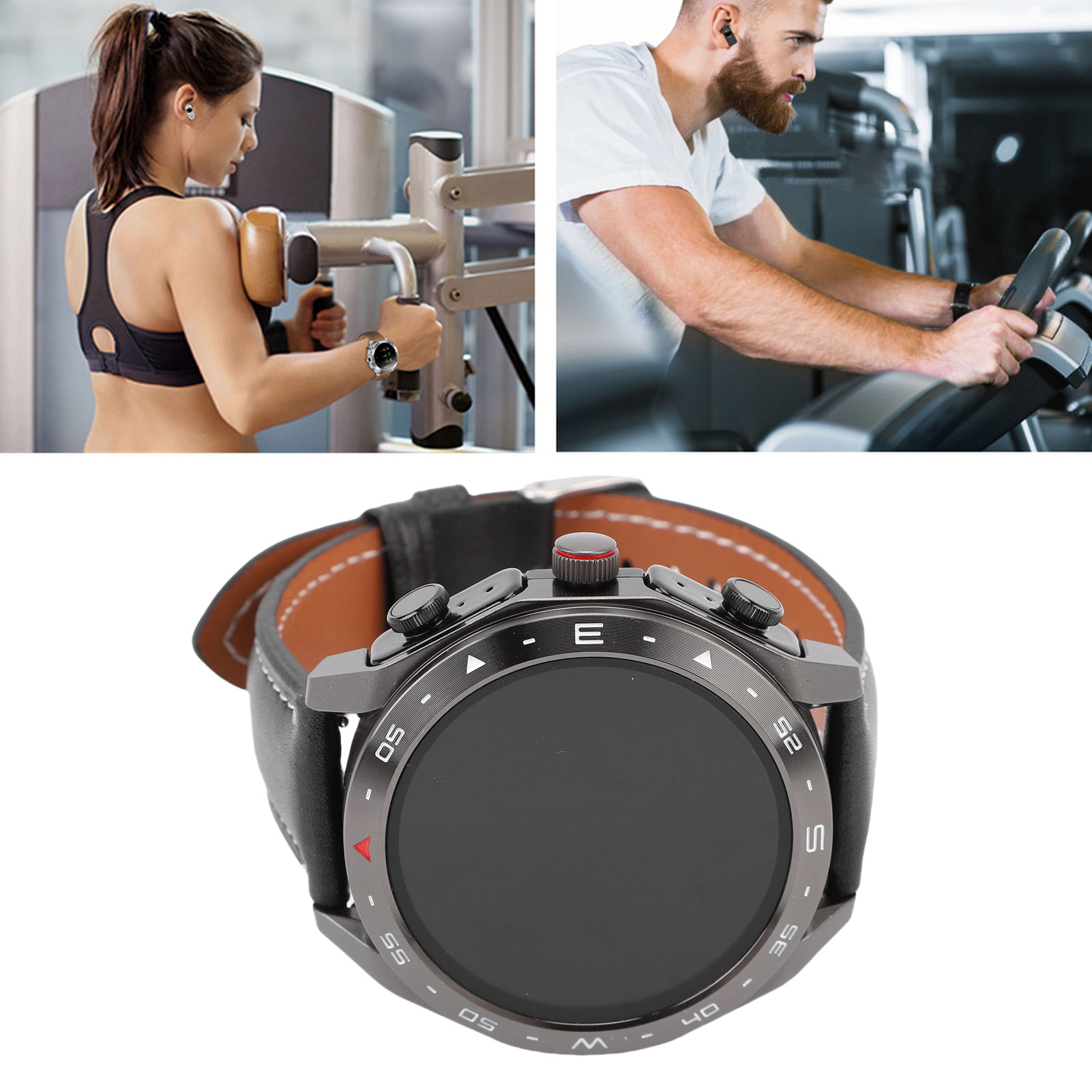 Smartwatch Watches Digital - Smartwatch con Promemoria Sedentarietà, Previsioni Meteo,