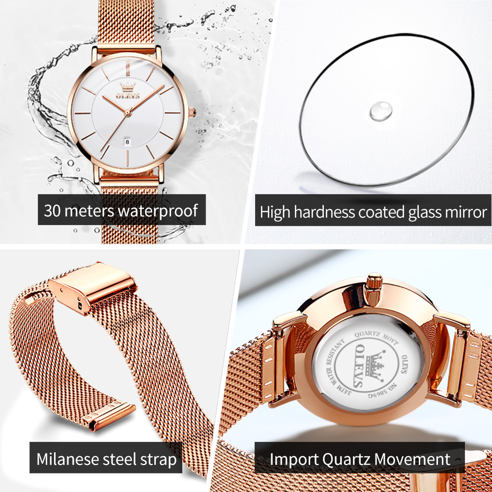 OLEVS Orologio da donna 5869 O - Analog Quartz Watch recensione e prezzo