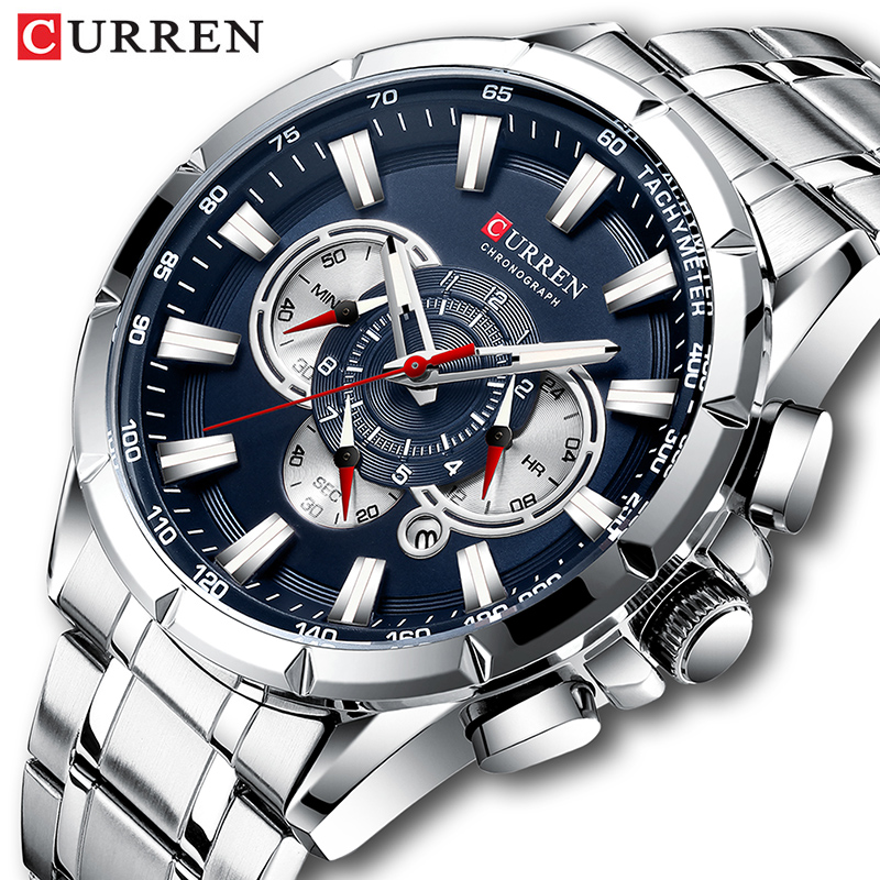 CURREN Orologio da polso da uo - Smartwatch Watches For Men Brands recensione e prezzo
