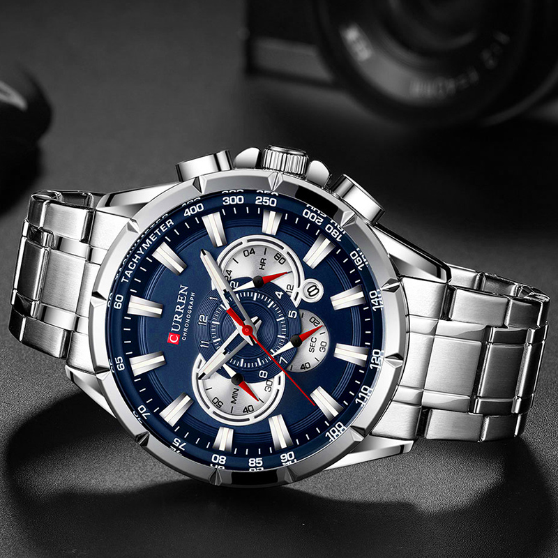 CURREN Orologio da polso da uo - Smartwatch Watches For Men Brands recensione e prezzo
