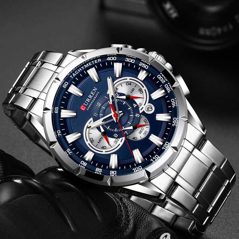 CURREN Orologio da polso da uo - Smartwatch Watches For Men Brands recensione e prezzo
