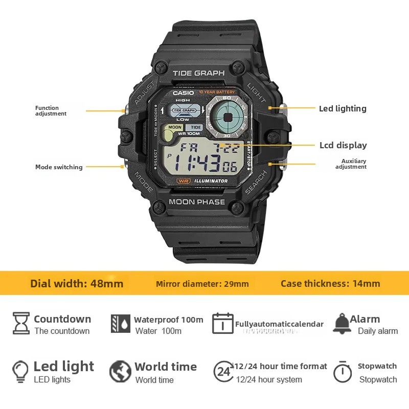 Orologio Digitale Casio Serie  - Vintage Digital Watch recensione e prezzo