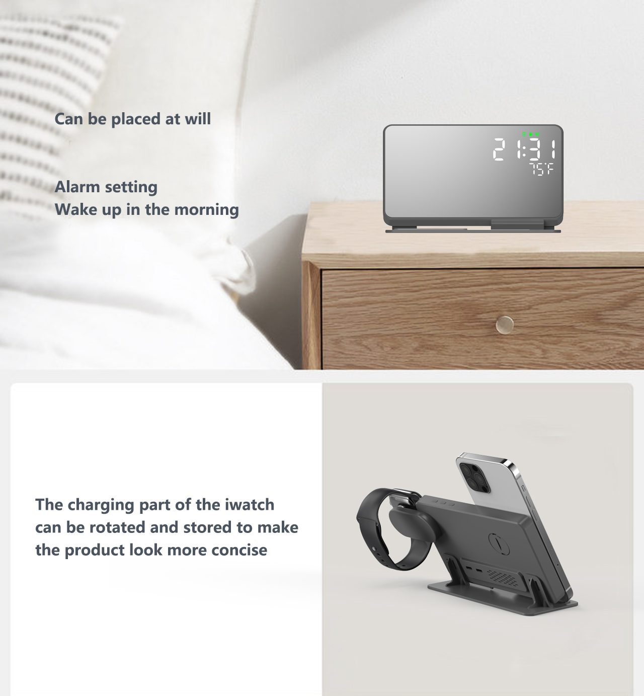 Caricabatterie Wireless 3 in 1 - Smartwatch Watches Digital recensione e prezzo