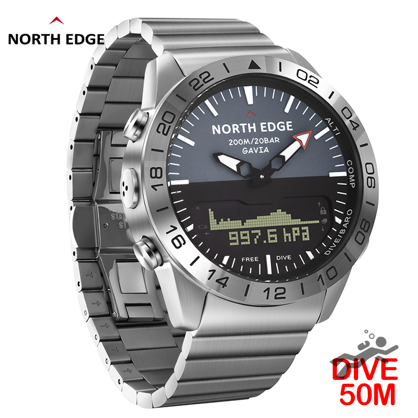 NORTH EDGE Orologio subacqueo  - Smartwatch Army Watches For Men recensione e prezzo