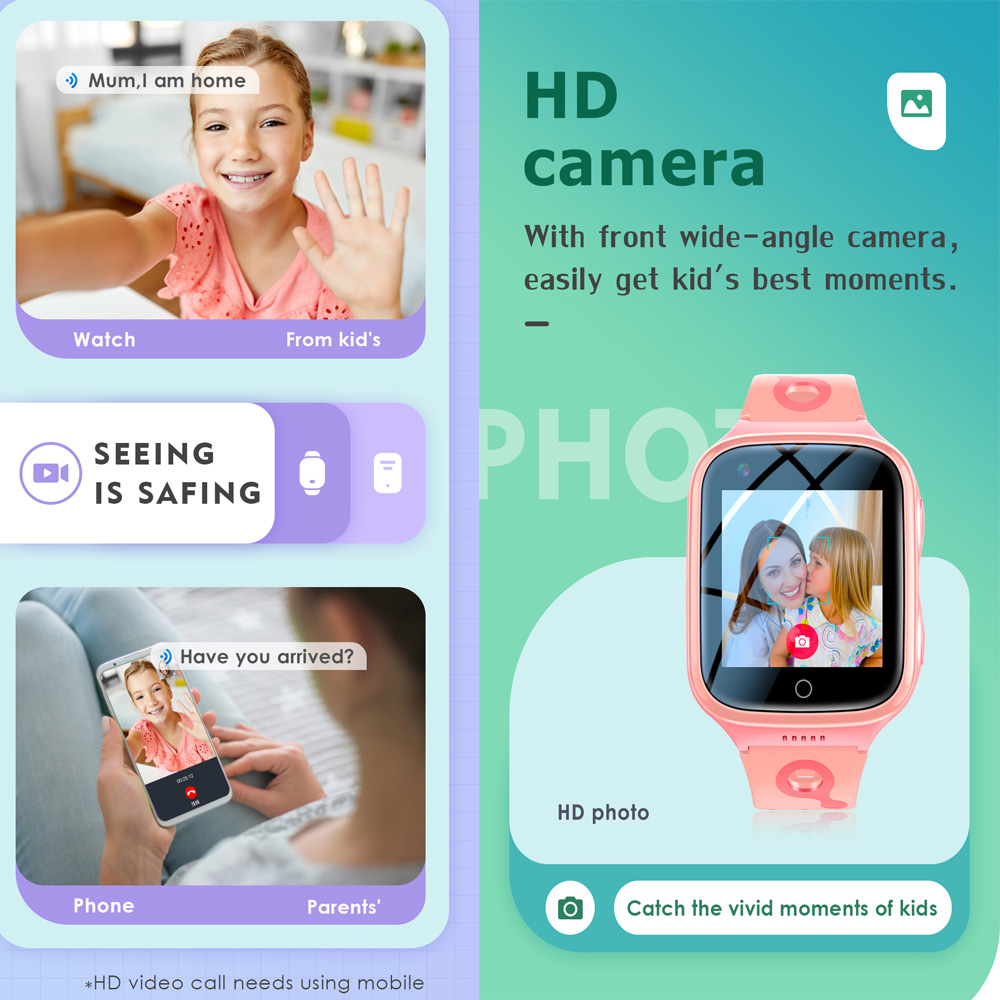 Smartwatch 4G per Bambini con  - Smartwatch Watches For Kid Boy With Gps recensione e prezzo