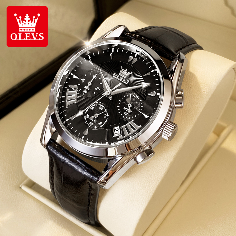 OLEVS orologi da uomo moda cas - Analog Quartz Watch recensione e prezzo