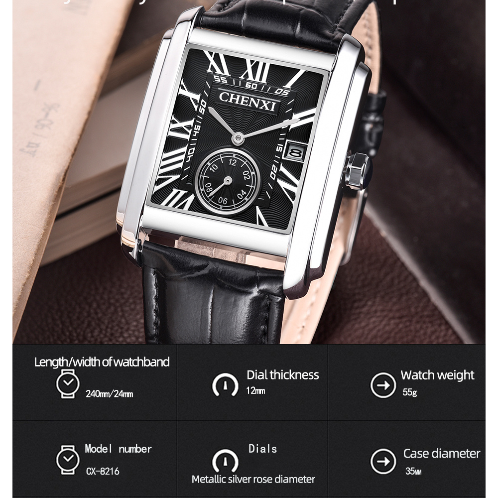 CHENXI 8216 Orologi da polso c - Smartwatch Watches For Men Brands recensione e prezzo