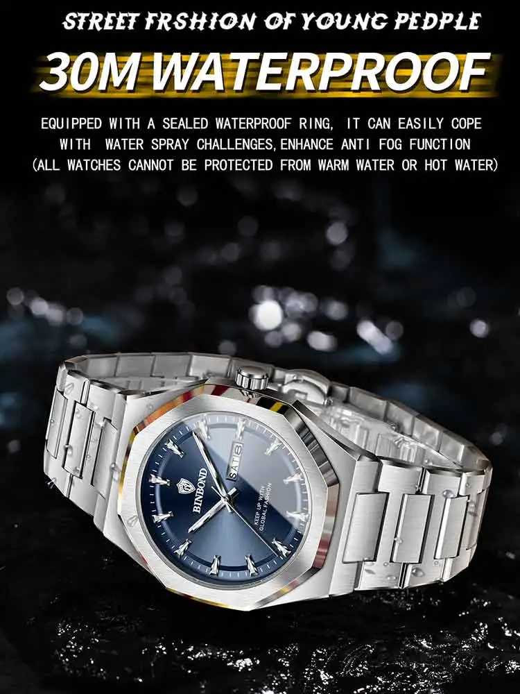 BINBOND Orologio al quarzo da  - Smartwatch Trending Watches For Men recensione e prezzo