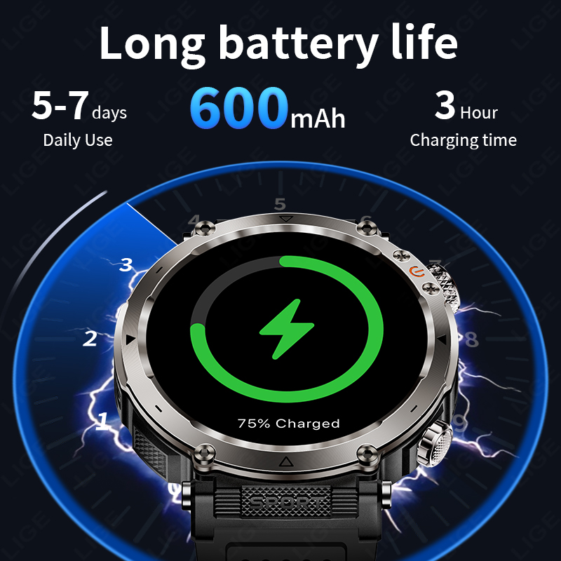 Nuovo Smartwatch Militare da E - Watch Smart Smartwatch recensione e prezzo