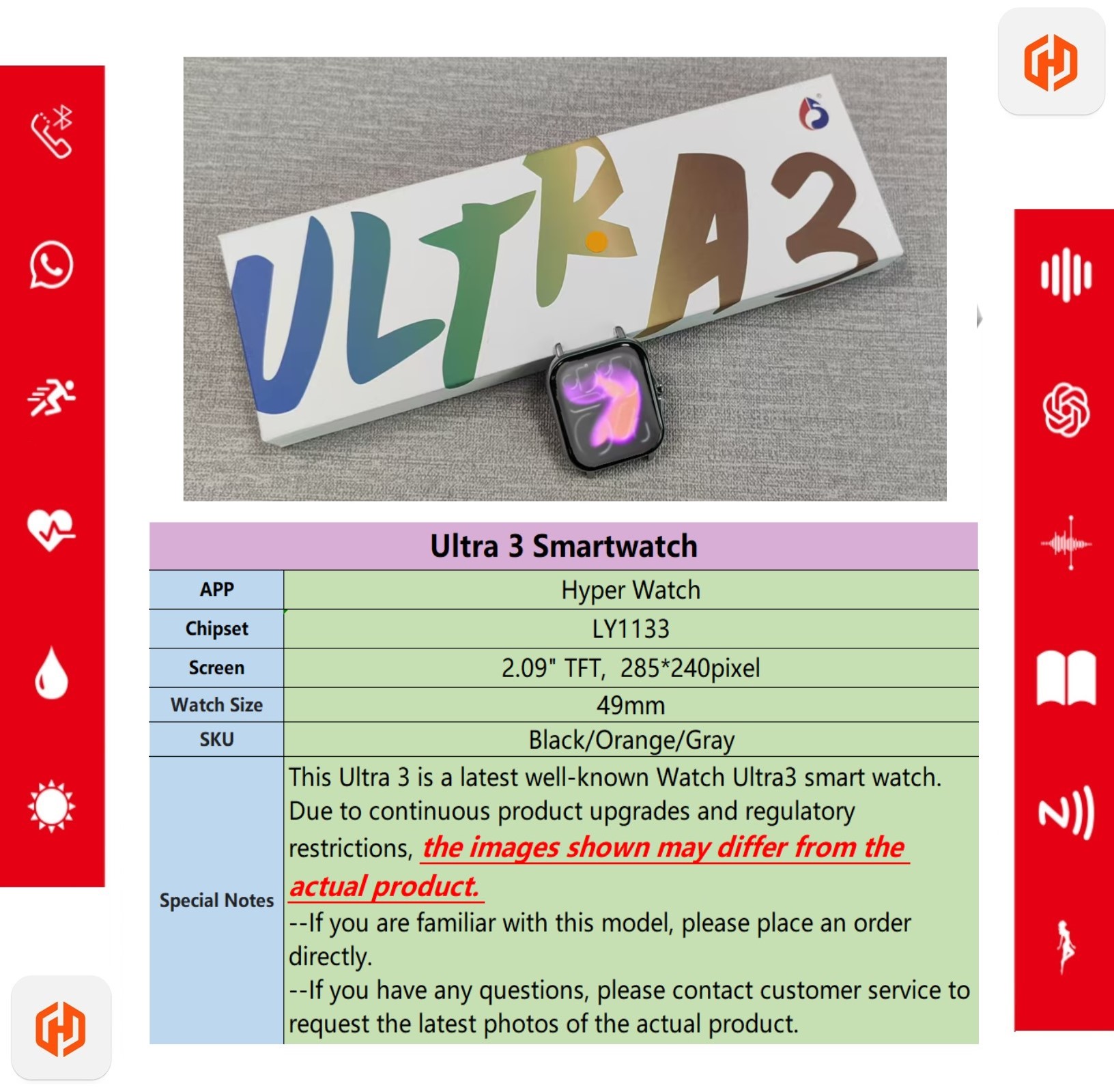 Smartwatch Choice Watch Ultra3 - Watch Iwo recensione e prezzo