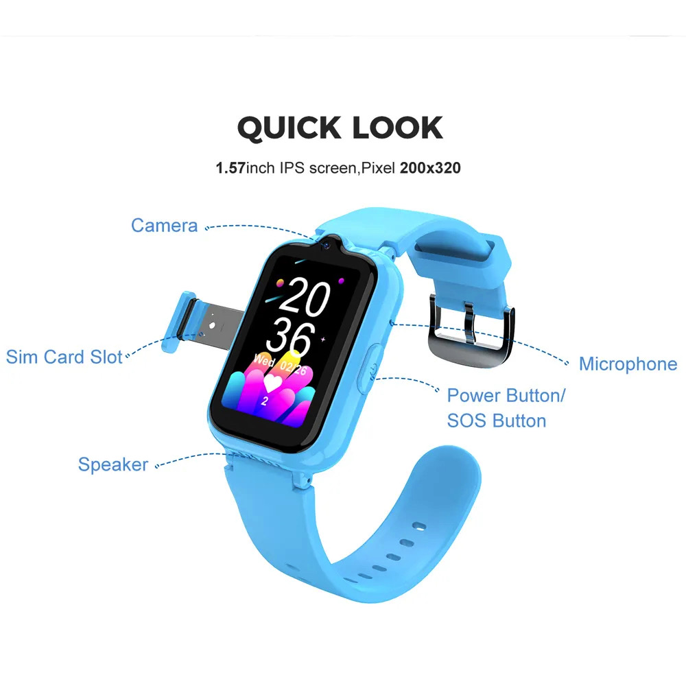 696 4G Kid Smart Orologi Imper - Smartwatch Watches For Kid Boy With Gps recensione e prezzo